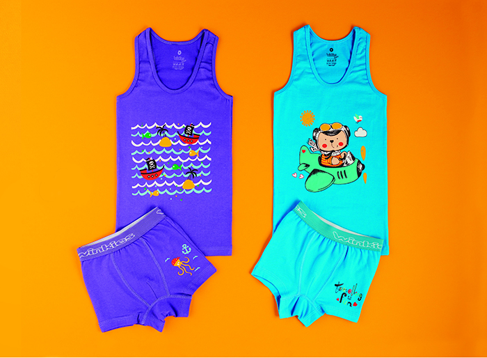 طقم مطبوع فانلة علاقي + شورت ولادي كود 325