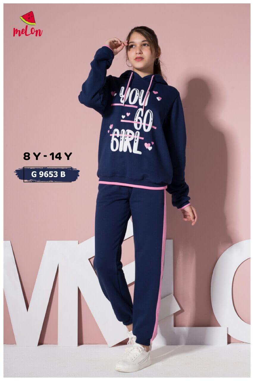 طقم بجامة شتوي بناتي كود G9653