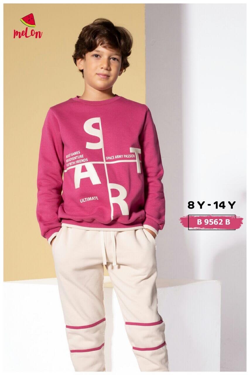 طقم بجامة شتوي ولادي كود B9562